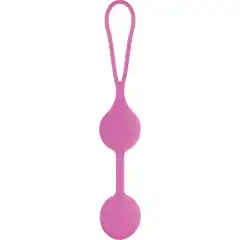  Розовые вагинальные шарики Pleasure Love Balls 