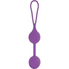  Фиолетовые шарики Pleasure Love Balls для вагинальной стимуляции 