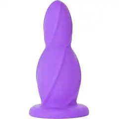  Большая фиолетовая анальная втулка Big Buttplug 13 см 