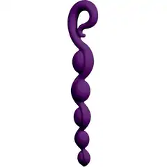 Фиолетовая анальная цепочка Bendybeads 26,2 см 