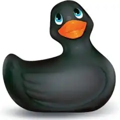  Чёрный вибратор-утенок I Rub My Duckie 