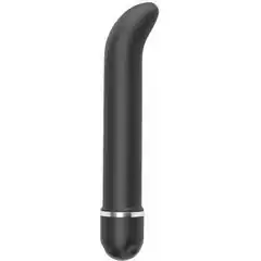  Чёрный вибростимулятор Le Reve Slimline G 21,6 см 