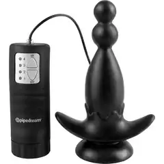  Анальный вибростимулятор с широким основанием Vibrating Anal Anchor 14 см 