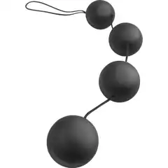  Анальная цепочка из 4 шариков Deluxe Vibro Balls 