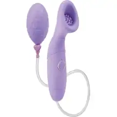  Помпа Waterproof Silicone Clitoral Pump Collection Thea с вибрацией фиолетовая 