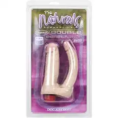  Двухголовый вибромассажер Naturals 14,5 см 