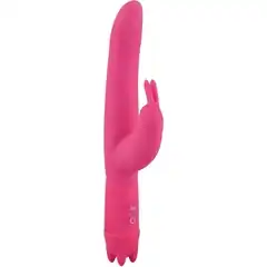  Розовый вибростимулятор 10 Function Vibe-O rabbit 21 см 