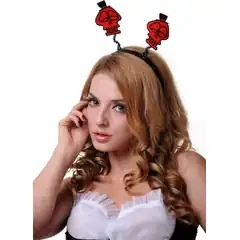  Ободок с черепушками 
