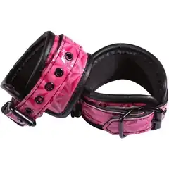 Розовые оковы на ноги Sinful Ankle Cuffs 