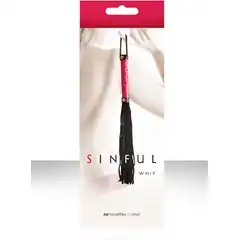  Розовая многохостная плетка SINFUL WHIP 