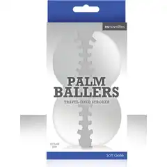  Прозрачный фантазийный мастурбатор PALM BALLERS 