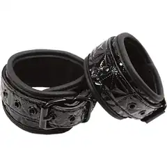  Черные оковы на ноги Sinful Ankle Cuffs 
