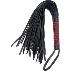  Плетка Scandal Flogger с атласной ручкой 