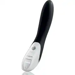  Черный вибратор с миостимуляцией Mystim Electric Eric 27 см 