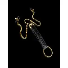  Кольцо на пенис Cockring Nipple Clamps с зажимами на соски 