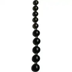  Чёрные анальные бусы Anal Pearls Black 27,5 см 