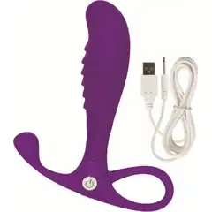  Фиолетовый анальный вибромассажер Embrace Tapered Probe 