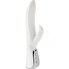  Белый вибратор VIBE THERAPY EXHILARATION 23,5 см 