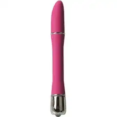  Розовый гладкий вибратор Lulu Satin Touch Vibe 15 см 