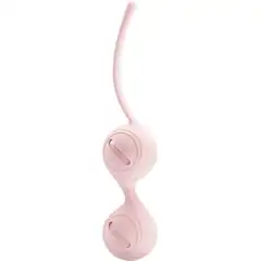  Нежно-розовые вагинальные шарики на сцепке Kegel Tighten Up I 