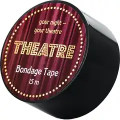 Черный бондажный скотч TOYFA Theatre 15 м 
