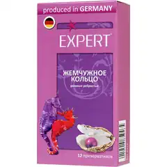  Презервативы с ребрами Expert Жемчужное кольцо 12 шт 
