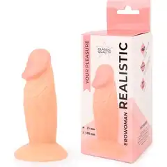  Реалистичный анальный фаллоимитатор Erowoman на присоске 