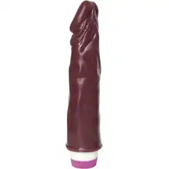  Вибратор Realistic Cock Vibe коричневого цвета 21 см 
