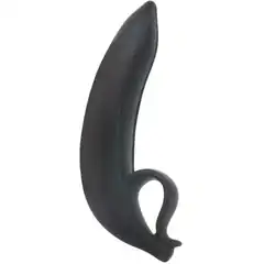 Черный анальный стимулятор Anal Banana 16 см 