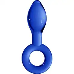  Синяя анальная пробка Plugger 11,9 см 