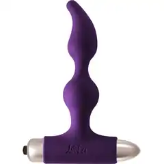  Фиолетовая анальная вибропробка New Edition Elation 13,1 см 
