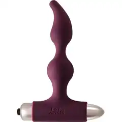  Бордовая анальная вибропробка New Edition Elation 13,1 см 