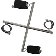  Крестоообразная распорка с манжетами для рук и ног HOG TIE CROSS BAR 