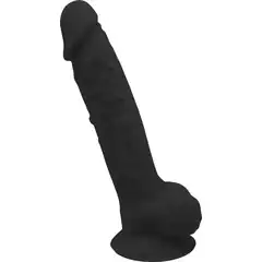  Черный реалистичный фаллоимитатор 7INCH BLACK 16,5 см. 