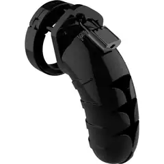  Черный мужской пояс верности Model 04 Chastity 