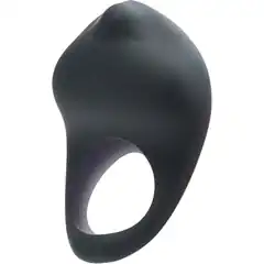  Чёрное виброкольцо VeDO Roq 