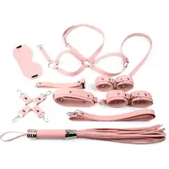  Розовый набор БДСМ-девайсов Bandage Kits 