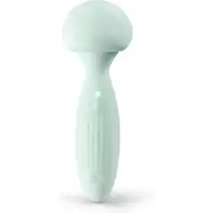  Мятный вибромассажёр-гриб Mushroom 16 см 