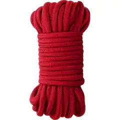  Красная веревка для бондажа Japanese Rope 10 м 