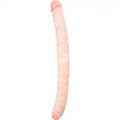  Телесный двусторонний фаллоимитатор Mr Long Dong 48 см 