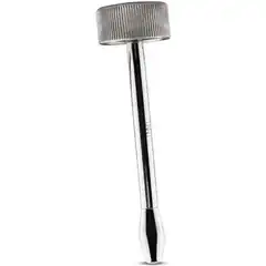  Серебристый уретральный стимулятор Sinner Vibrating dilator 9,5 см 