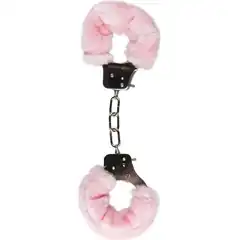  Наручники с розовым мехом Furry Handcuffs 