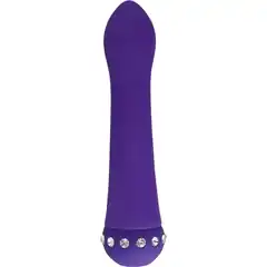  Фиолетовый вибратор BLISS CARESSING VIBE 14,2 см 
