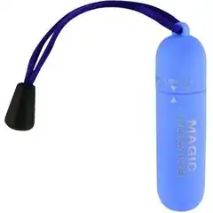  Голубая вибропуля Magic bullet 7 см 