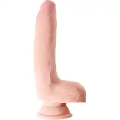  Телесный фаллоимитатор на присоске 9 Triple Density Cock with Balls 24,1 см 