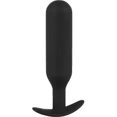  Черная утяжеленная анальная пробка Anal Trainer Medium 18 см 
