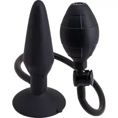  Анальная пробка с функцией расширения Inflatable Butt Plug Medium 14,2 см 