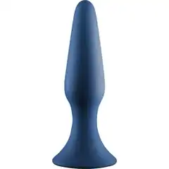  Синяя анальная пробка METAL BALL BUTT PLUG 15 см 