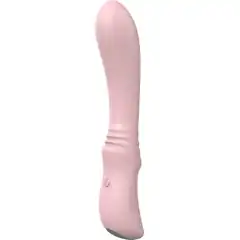  Розовый гладкий вибратор FLEXIBLE SWEETHEART 12 см 