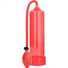  Красная ручная вакуумная помпа для мужчин Classic Penis Pump 